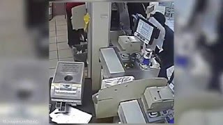 Watch CCTV catches man taking up skirt pictures of woman Video