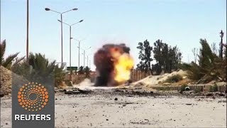 Watch Russian demining teams clear Palmyra Video