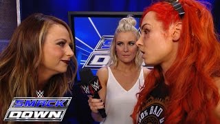 Watch Emma interrupts Becky Lynch's interview: SmackDown, April 7, 2016 Video