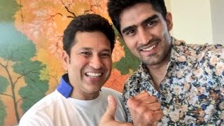 Watch Boxer Vijender Singh Invites Haryana Chief Minister For India Debut Bout Video