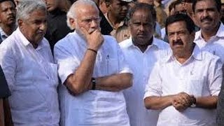 Watch PM Narendra Modi Visits The Accident Site : Fire at Kollam Temple Video