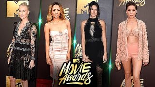 Watch 'MTV Movie Awards 2016' Red Carpet Arrivals Kendall Jenner, Charlize Theron Video