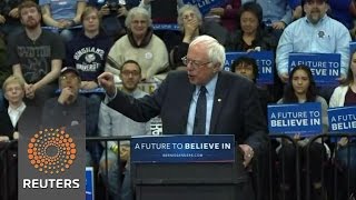 Watch Sanders: "We're going to win" in NY Video