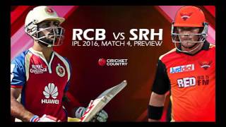 Watch IPL 2016  Match 4, RCB vs SRH, Behind the scenes , Video