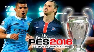 Watch MANCHESTER CITY vs PSG - Quartas Champions League 2016 - PES 2016 Video