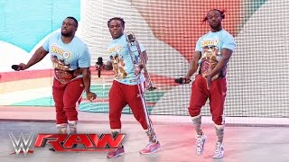 Watch The New Day kicks off the No. 1 Contenders' Tag Team Tournament: Raw, April 11, 2016 Video