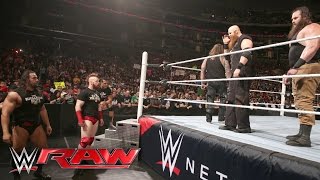 Watch Bray Wyatt helps Roman Reigns repel The League of Nations: Raw, April 11, 2016 Video