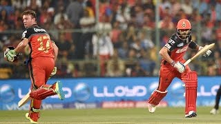 Watch RCB beat SRH by 45 runs in IPL 2016, Kohli & AB De Villiers steals the show Video