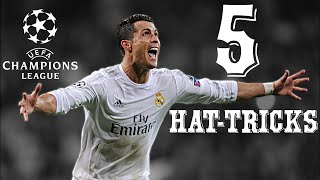 Watch Cristiano Ronaldo - All 5 Record Hat-Tricks in Champions League 2016 Video