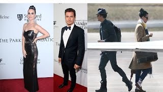 Watch Katy Perry And Orlando Bloom Pack On The PDA At Cancer Immunotherapy Launch In L.A. Video