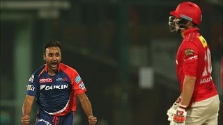 Watch IPL 2016 - Kings XI Punjab vs Delhi Daredevils - Amit Mishra Helps Delhi Restrict Punjab To 111 Runs Video