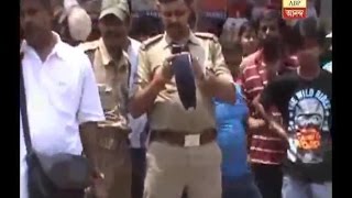Watch Bomb scare near the venue of election rally of HRD minister Smriti Irani at EnglishBazar, Video