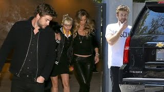 Watch Liam Hemsworth SPOTTED Leaving Miley Cyrus's Home Video