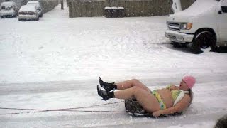 Watch Epic winter fails on snow compilation 2016 Ski Snowboard jump goes wrong Video