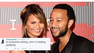 Watch John Legend And Chrissy Teigen Welcome Daughter Luna Simone Video