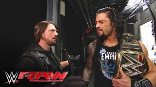 Watch AJ Styles denies colluding with Luke Gallows & Karl Anderson: Raw, April 18, 2016 Video