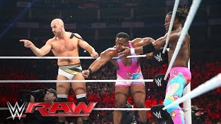 Watch Cesaro & The New Day vs. The Miz & The League of Nations: Raw, April 18, 2016 Video