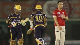 Watch IPL 2016 - Kings XI Punjab vs Kolkata Knight Riders - Robin Uthappa & Gautam Gambhir Help KKR To Win Video