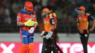Watch IPL 2016 - Gujarat Lions vs Sunrisers Hyderabad - SRH Restrict Gujarat Lions To 135 Runs Video