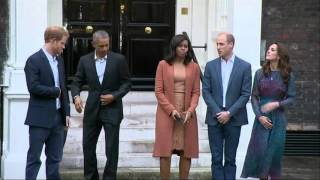 Watch Obama Completes Royal Visit with Princes Video