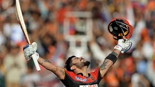 Watch IPL 2016 - Gujarat Lions vs Royal Challengers Bangalore - Kohli's Maiden Powers RCB to 180/2 Video