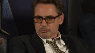 Watch Downey Jr. Gives 'Civil War' Stars Trailer Envy Video