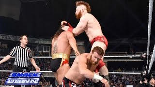 Watch WWE SmackDown, April 28, 2016 : Sami Zayn, Cesaro & Kalisto vs. The League of Nations Video