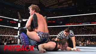 Watch Chris Jericho locks in the Walls of Jericho against Dean Ambrose: WWE Payback 2016 on WWE Network Video