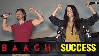 Watch Baaghi Success Interview : Tiger & Shraddha Meet Fans, Perform Live Stunts Video