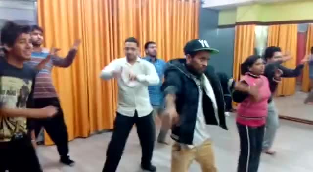 Watch Dancing Practise with students Video