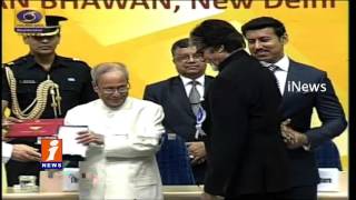 Watch Amitabh Bachchan Receives National Award  Pranab Mukherjee  63rd National Film Awards - iNews Video