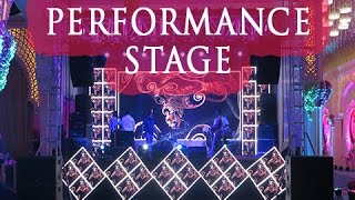 Watch LED Stage Setup  Entertainment stage  Lighting & Sound I Vibes Entertainment Video