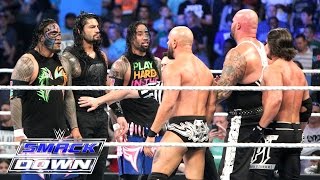 Watch Roman Reigns & The Usos vs. AJ Styles, Gallows & Anderson - Six-Man Tag Team: SmackDown, May 5, 2016 Video