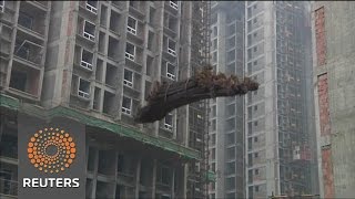 Watch China's construction recovery pain Video
