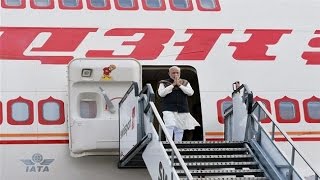 Watch Modi's air travel in 2015 16 has cost Air India Rs 117 cr Video
