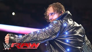 Watch Dean Ambrose destroys Chris Jericho's jacket: Raw, May 9, 2016 Video