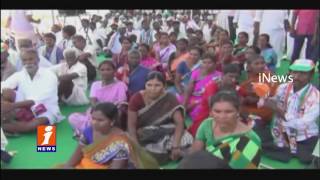 Watch Congress Leaders RDS Strike in Mahabubnagar iNews Video