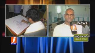 Watch Painter Siva Prasad 24 Hours Non Stop Painting got Genius and Wonder Book of Record iNews Video