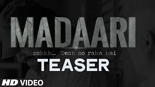 Watch Madaari Teaser Video Irrfan Khan, Jimmy Shergill Official TRAILER  Coming Out on 11th May, 2016 Video