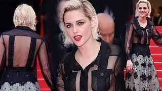 Watch Kristen Stewart Goes BRALESS @ Cannes 2016 Video