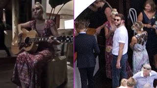 Watch Miley Cyrus And Liam Hemsworth Attend Friend's Wedding Together Video