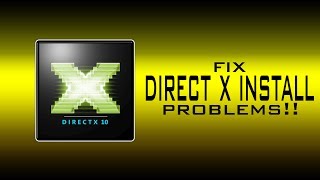 Watch Fix Direct X Installation ERROR!(works 200%) Video