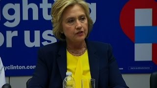 Watch Clinton Talks With AIDS Activists in Brooklyn Video