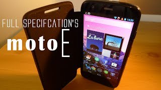 Watch Motorola Moto E full Features & Specifications Revealed [100$,Androind 4.4,32GB & Much More] Video