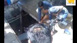 Watch Jamnagar BJP MP Poonam Madam falls into drain, injured Video