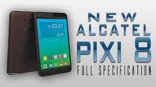 Watch Alcatel PIXI 8 Full Specification Review [Android 4.4,8 Inch HD Dsiplay & Much More] Video