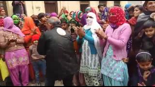 Watch Haryanvi Sarpanch dance on haryanvi geet in ladies whatsapp funny sunny videos Video