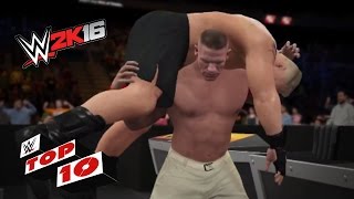 Watch Annihilation Atop the Announce Table: WWE 2K16 Top 10 Video
