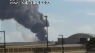 Watch Raw: B-52 Crashes at Guam Air Base Video