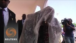Watch Freed Nigerian schoolgirl arrives for meeting with President Video